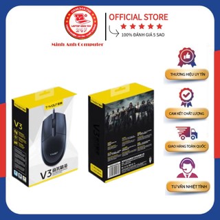 Mouse t - wolf v3 led game có dây cổng usb