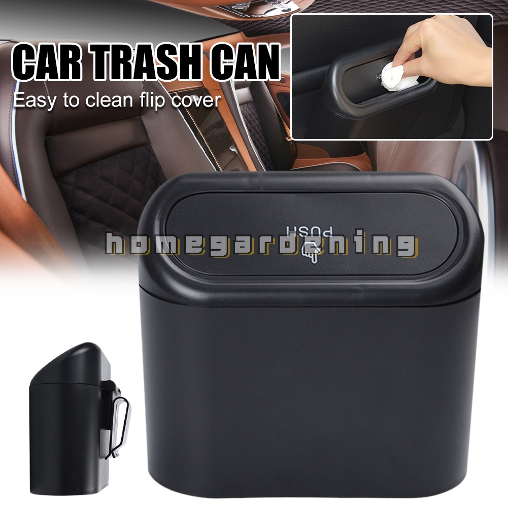 Thùng Rác Mini Có Nắp Treo Tiện Lợi Cho Xe Hơi/ Văn Phòng
