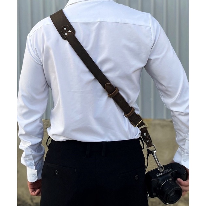 Dây Đeo Máy Ảnh Thao Tác Nhanh - Da Bò Nhập Khẩu