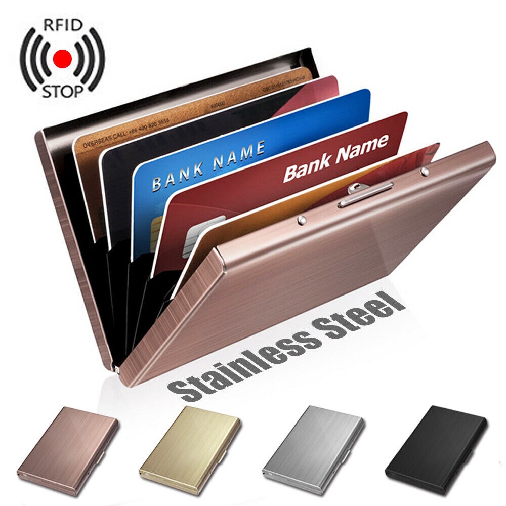 Ví Đựng Thẻ Tín Dụng Bằng Hợp Kim Nhôm 6 Ngăn Tiện Dụng