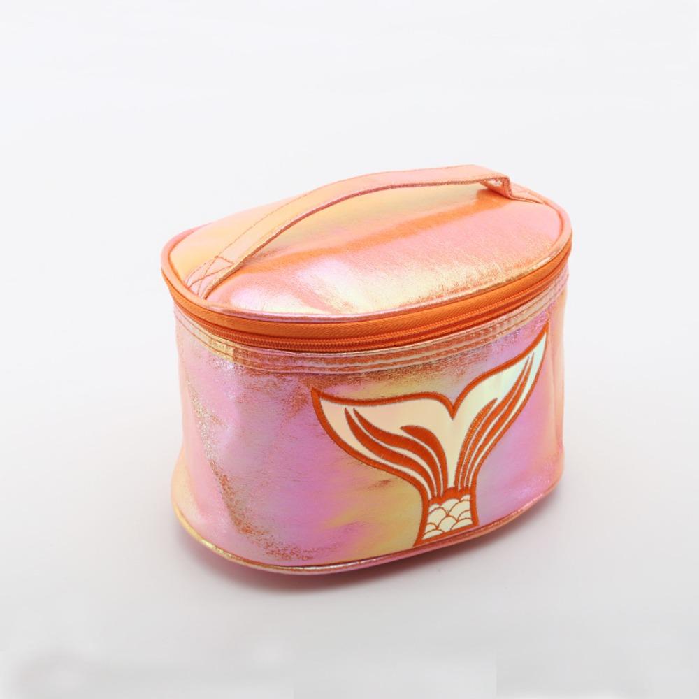 EBINLANDS Ebinlands Túi Đựng Mỹ Phẩm Ví Màu Laser Hình Đuôi Cá Phantom Sắp Xếp Gọn Gàng Cho Du