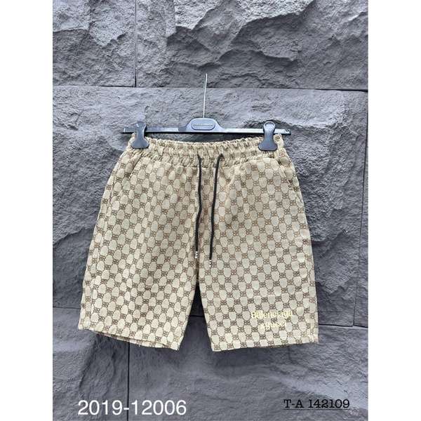 Quần Đùi Nam Logo GC BLCG len Siêu Đẹp - Quần Ngố Nam GC BLCG Chất Vải Dày Siêu Thoáng