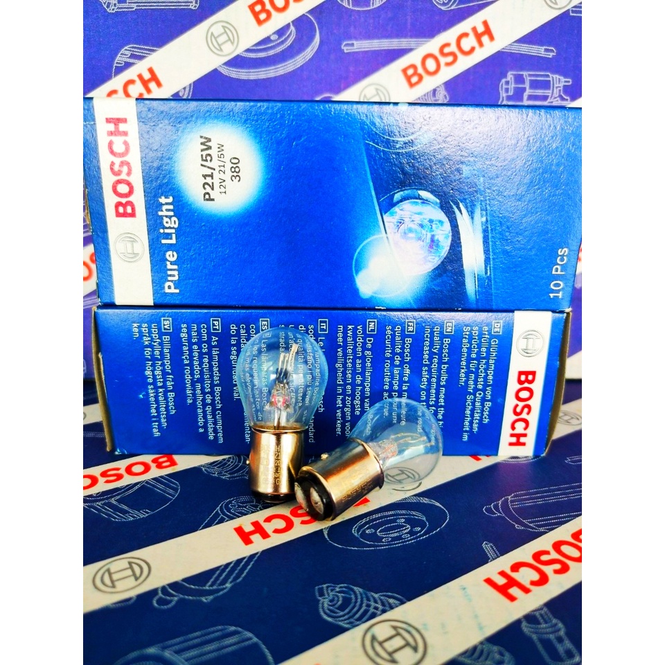 Bóng Đèn Hậu Xe Máy Bosch PY21/5W 12V