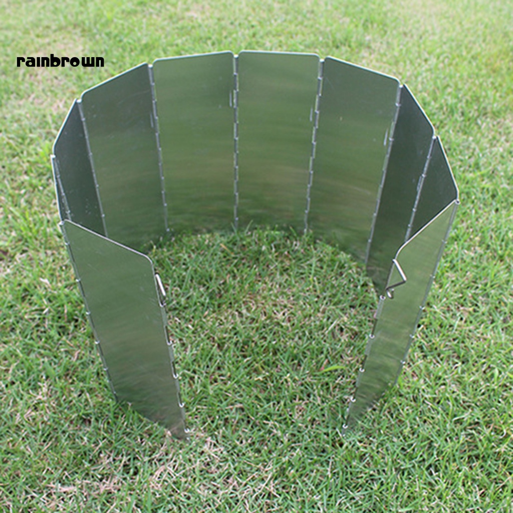 Bộ 10 Tấm Chắn Gió Có Thể Gập Lại Cho Bếp Ga Ngoài Trời