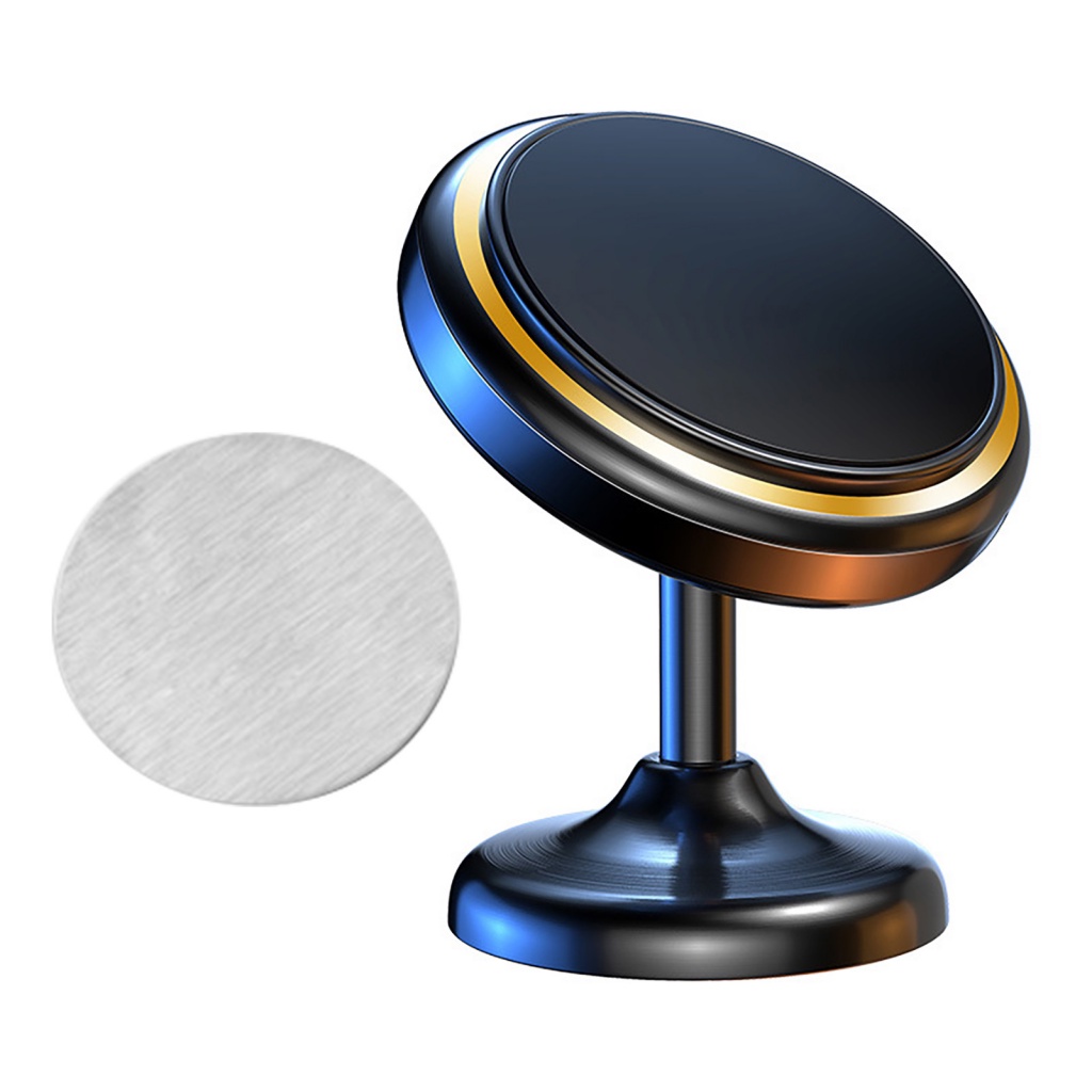 Giá Đỡ Điện Thoại Từ Tính Xoay 360 Độ In Hình Hoa Hướng Dương Độc Đáo Tiện Dụng Cho Xe Hơi