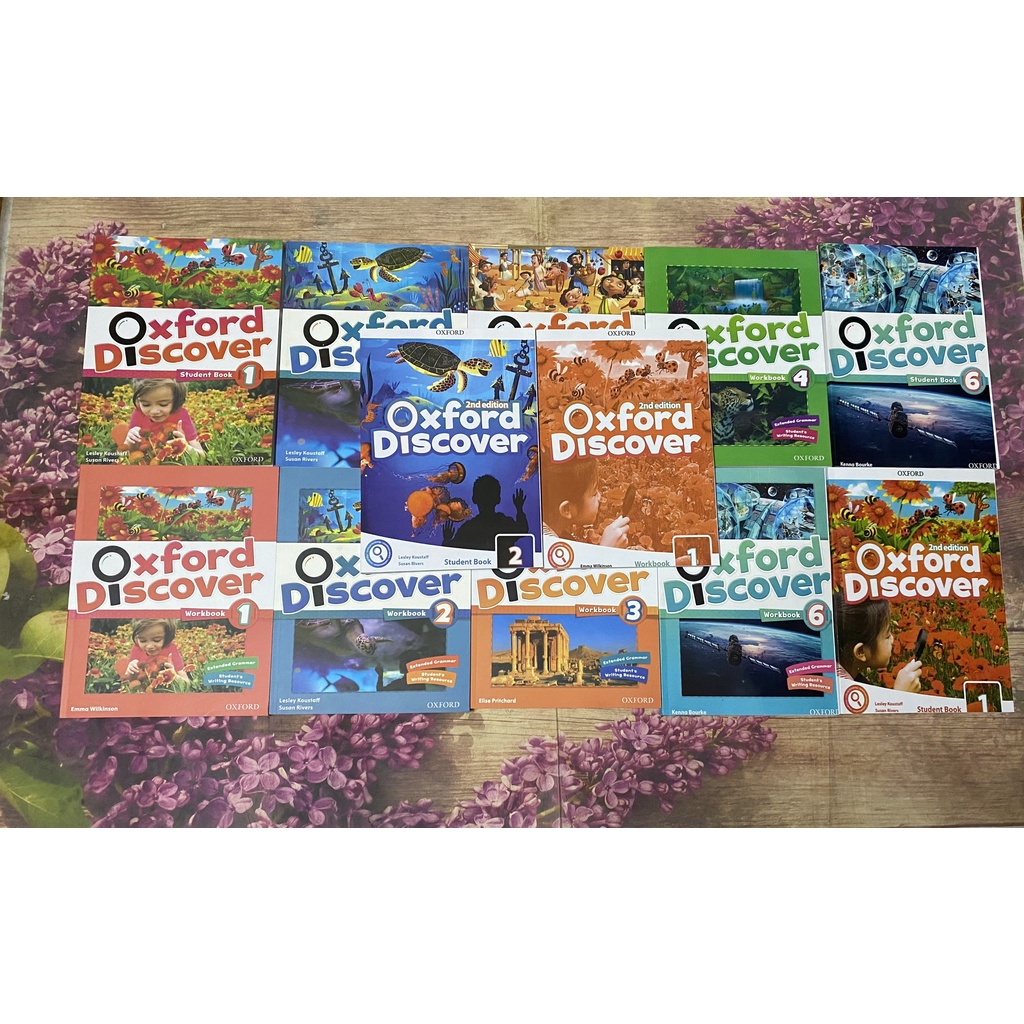 Oxford discover 1,2,3,4,5,6 ( Chọn tuỳ í level 1-6 )