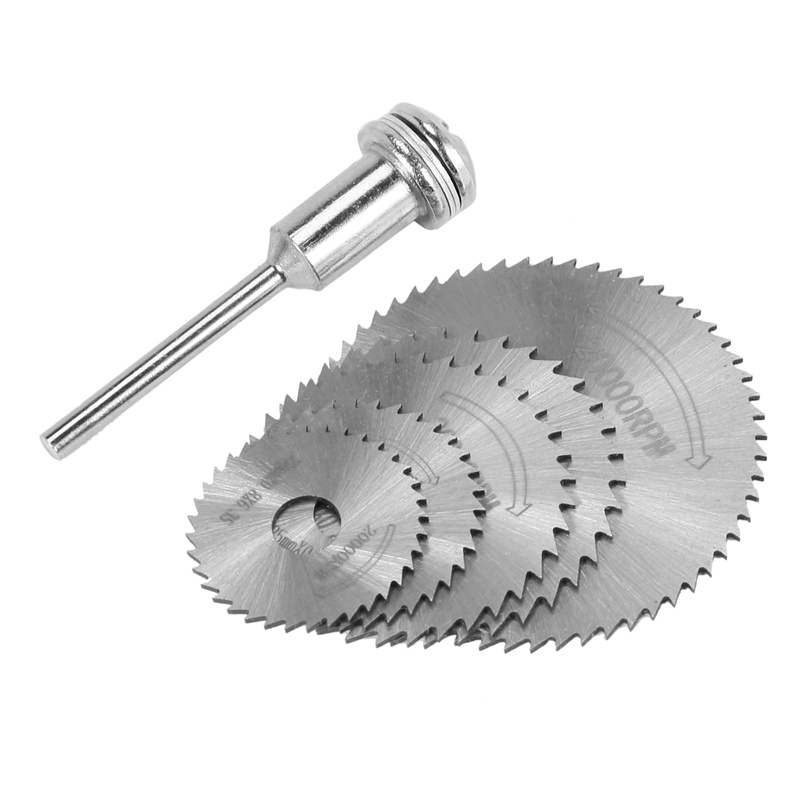 Set 6 Lưỡi Cưa Tròn 22-44mm Kèm 2 Đĩa Đệm Cho Máy Khoan