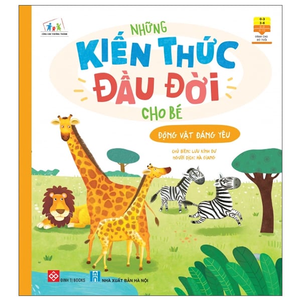 Sách - Những Kiến Thức Đầu Đời Cho Bé - Động Vật Đáng Yêu - 8935212361781