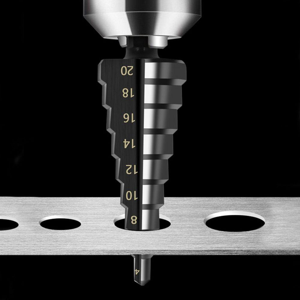 GOGOUP Bộ 3 Mũi Khoan Titan Màu Đen