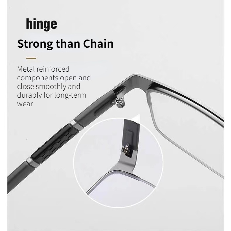 (KIQI-FASHION) COD Kính Đọc Sách Chống Ánh Sáng Xanh Hình Chữ Nhật Siêu Nhẹ Thời Trang Cho Nam Và Nữ