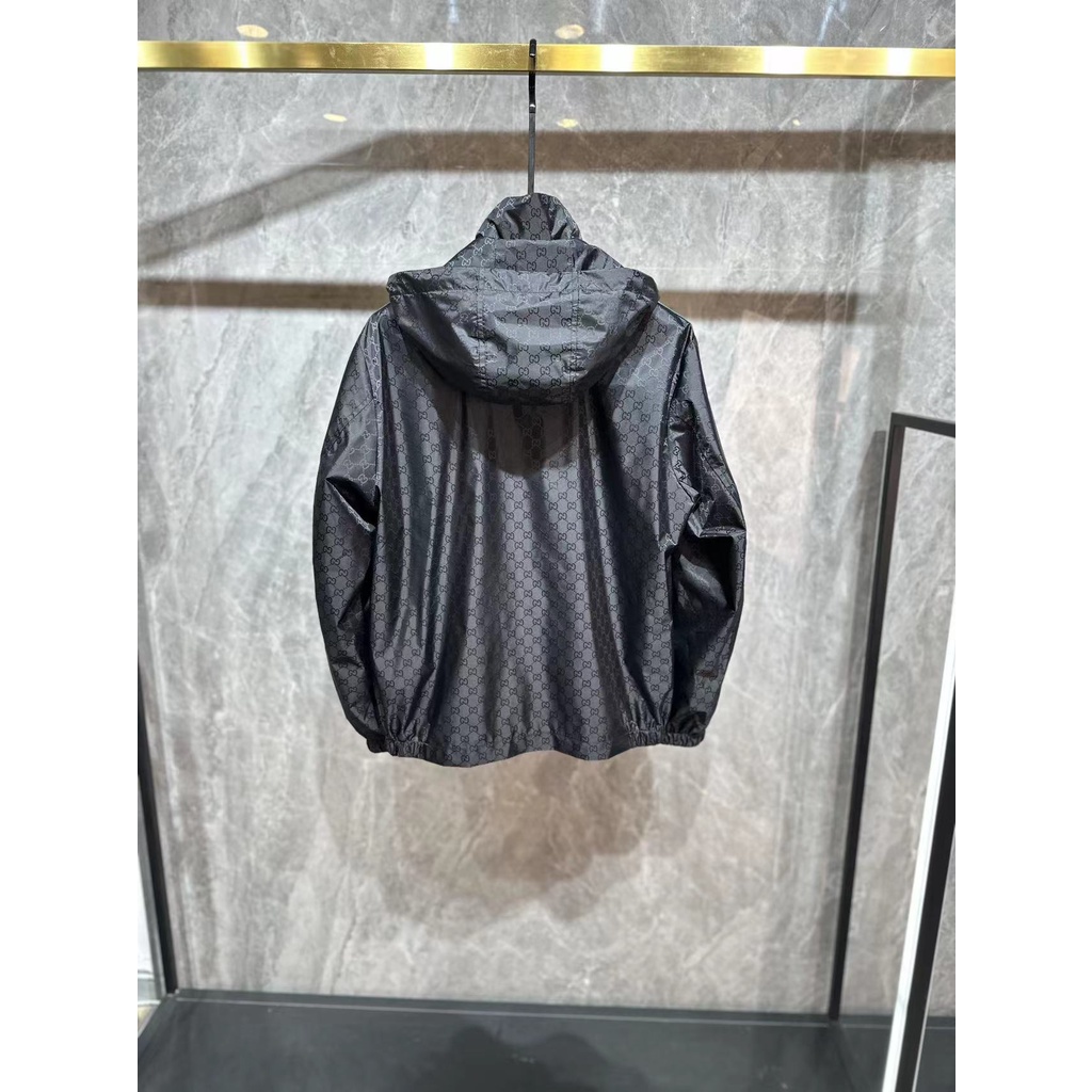 Áo khoác gió nam thời trang cao cấp Gucci GC GG họa tiết độc đáo, phong cách thời thượng