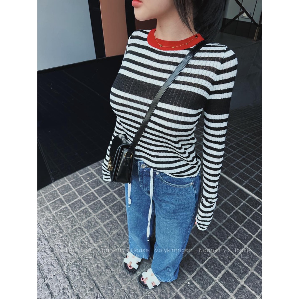 Quần je.an dây cột Jen.ni.e