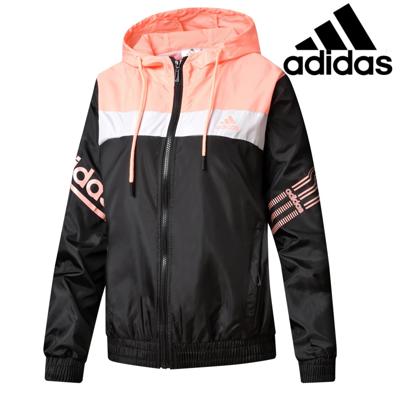 Áo Khoác Blazer Adidas 100% Chính Hãng Phối Màu Tương Phản Nhanh Khô Thoáng Khí Cho Nữ