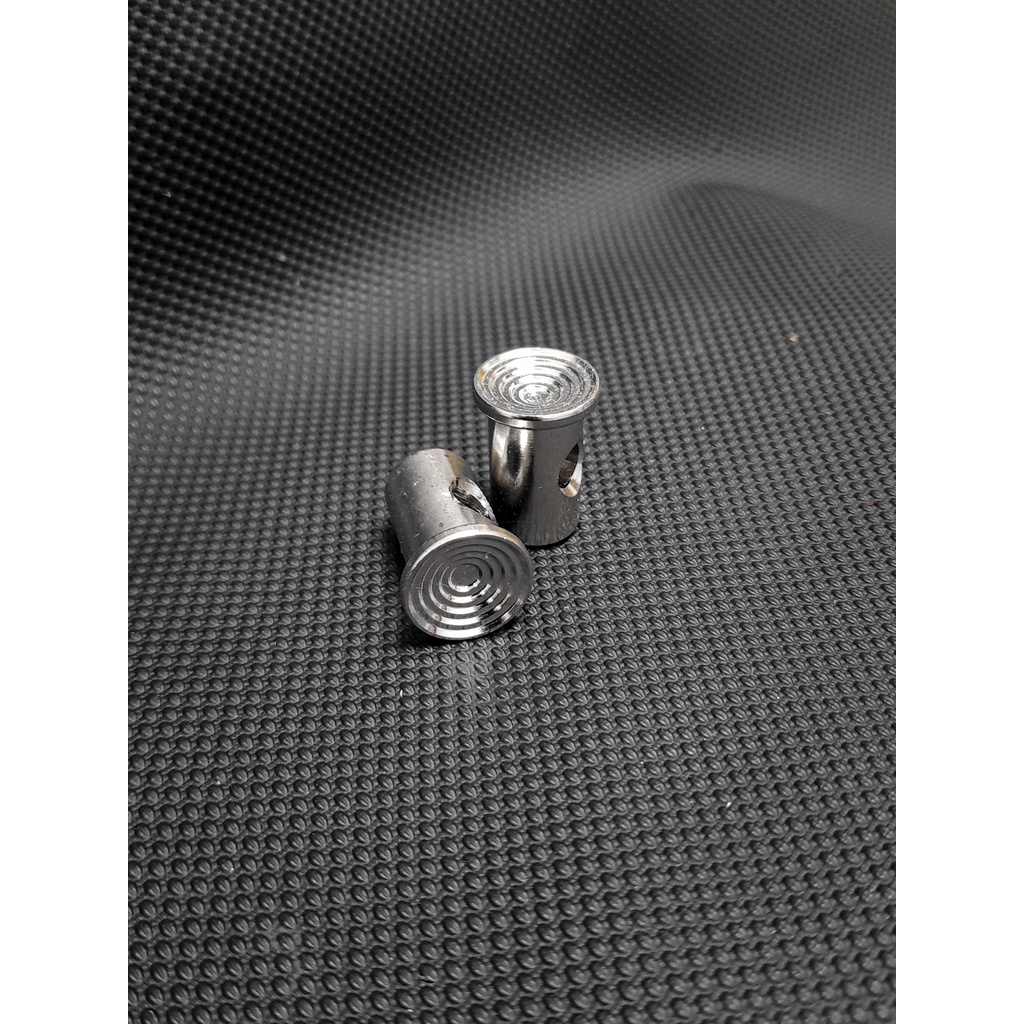Núm vặn và chốt xỏ đũa thắng xe Zin Inox 304 CNC mẩu thái