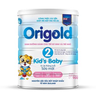 Sữa mát origold kid's baby số 2 - lon 900g. sữa tăng sức đề kháng