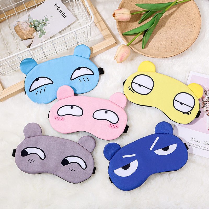 Mặt Nạ Che Mắt Ngủ Họa Tiết Hoạt Hình Dễ Thương Cho Nam Và Nữ ruiyan RY