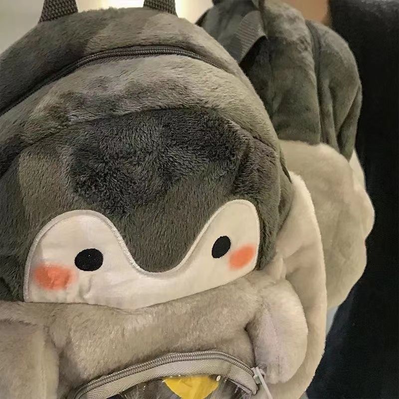 Ba Lô Mini Hình Chim Cánh Cụt Hoạt Hình Xinh Xắn Dành Cho Nữ