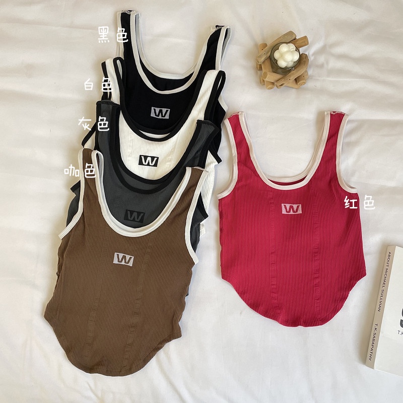 Áo hai dây SUXI có mút đệm ngực thời trang mùa hè quyến rũ cho nữ