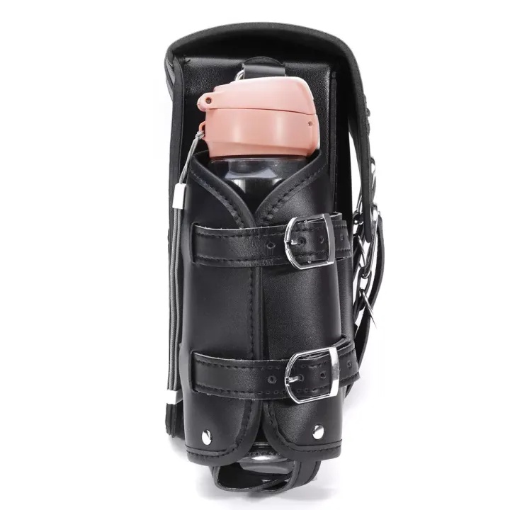 Túi da PU 29cm Treo Xe Moto, Xe Máy - có ngăn đựng bình nước