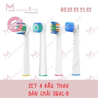 Set 4 đầu thay bàn chải đánh răng Oral-B