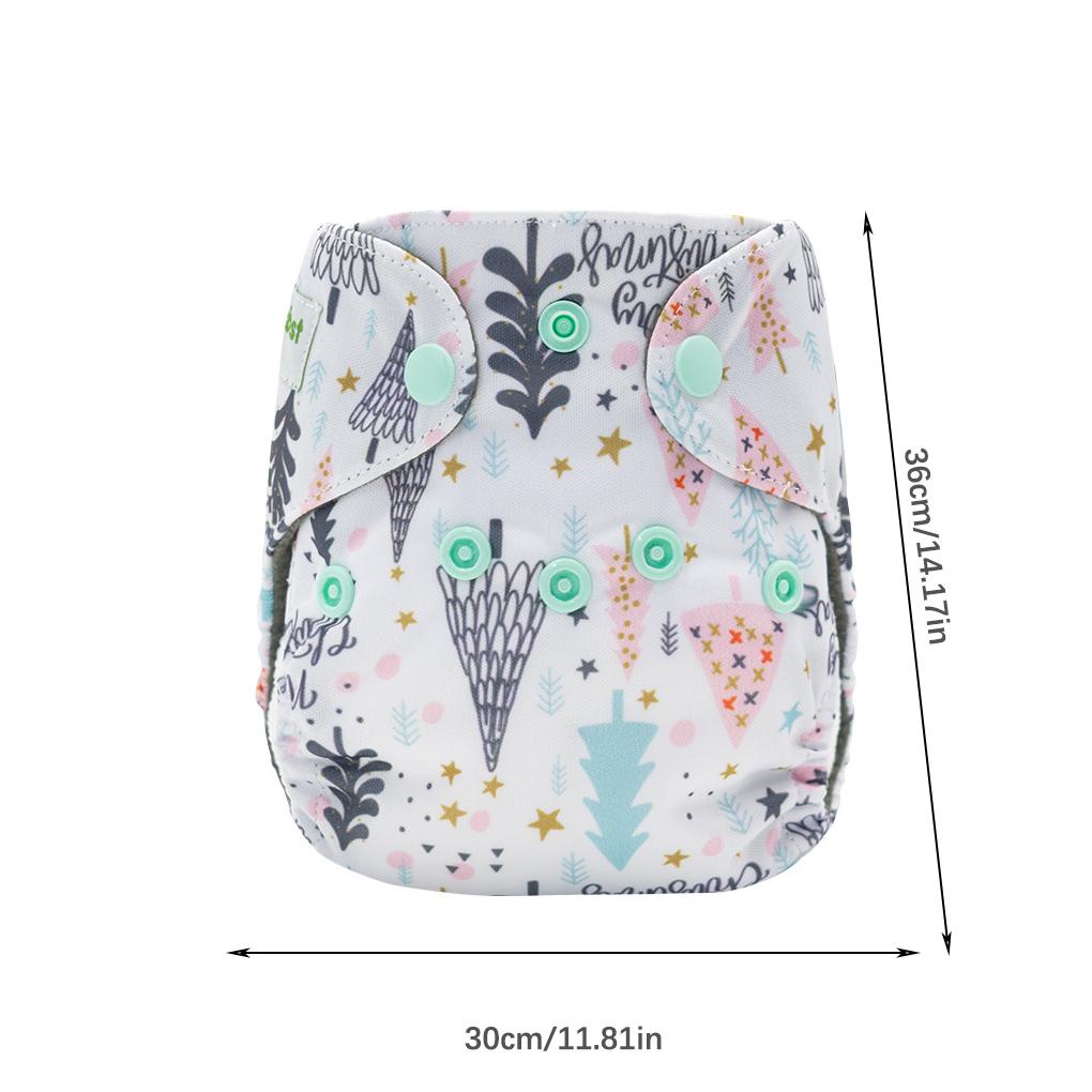 Bỉm Bằng Than Tre Chống Thấm Nước Có Thể Điều Chỉnh Một Kích Cỡ Tiện Dụng