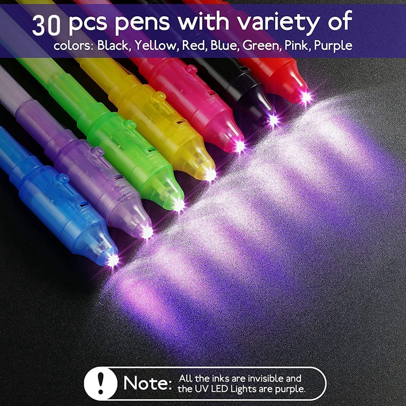 Set 30 Bút Mực Vô Hình Kèm Túi Đựng Dành Cho Trẻ Em