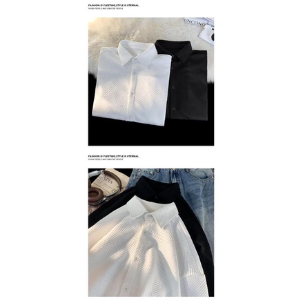 Áo Sơ Mi Dài Tay Dáng Rộng Hoa Văn Kẻ Sọc Phong Cách Retro Giản Dị Dành Cho Nữ Và Nam