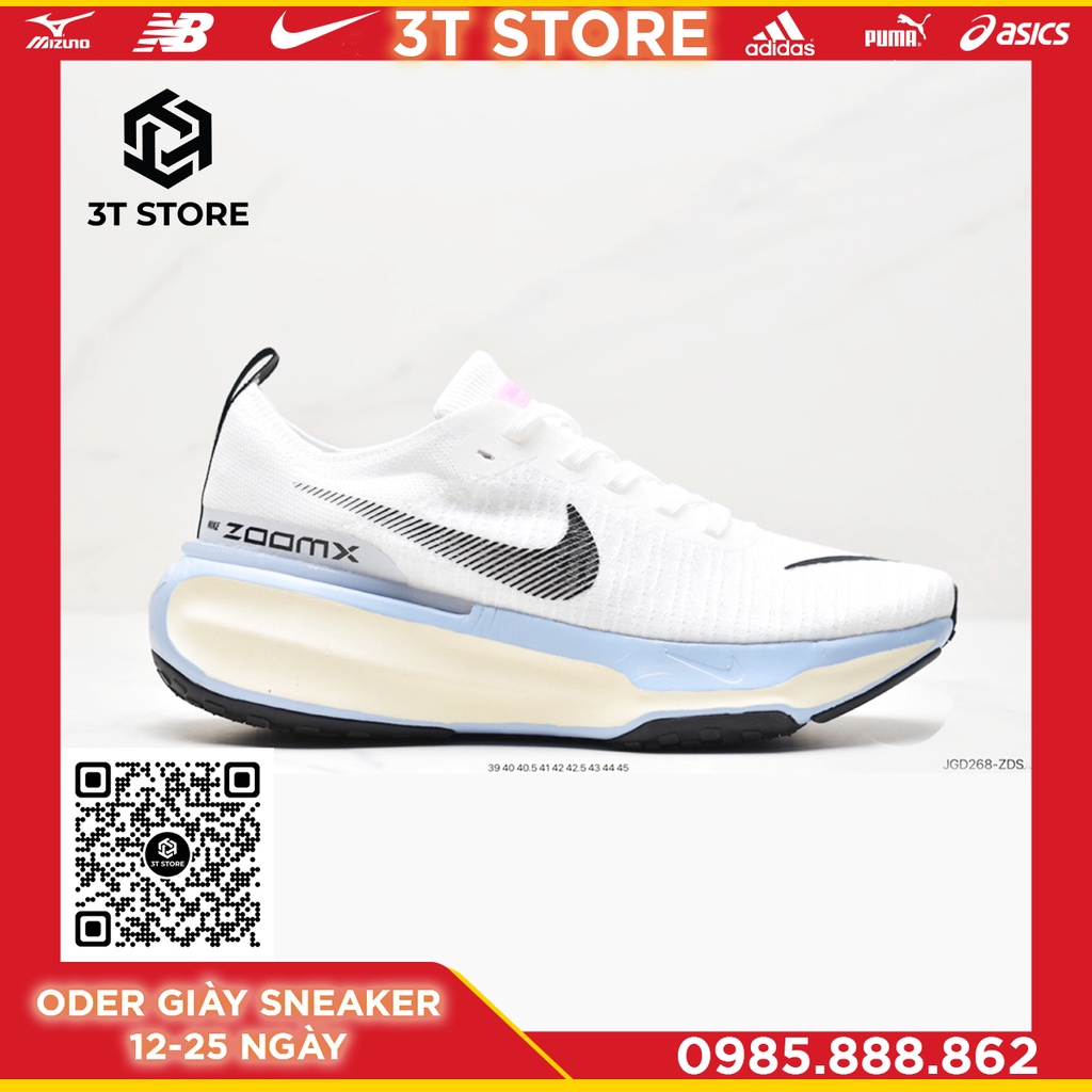 GIÀY SNEAKER MÃ SẢN PHẨM: DR2615-100 _Nike ZoomX Invincible Run Flyknit 3"Peacock Blue/Orange"_FULL BOX_FREE SHIP TOÀN Q