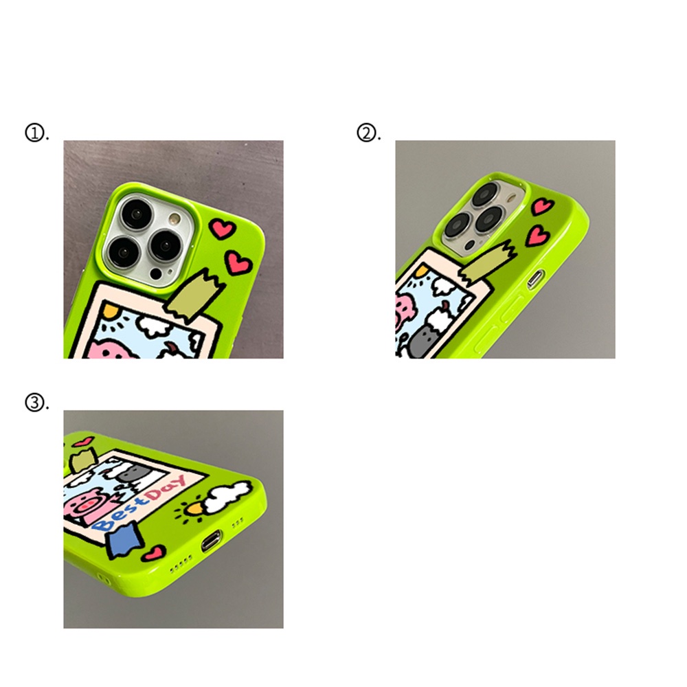 Ốp Điện Thoại TPU Mềm Siêu Mỏng Họa Tiết Heo Và Cừu Hoạt Hình Cho IPhone 14 Pro Max 11 12 13 14 Pro Max