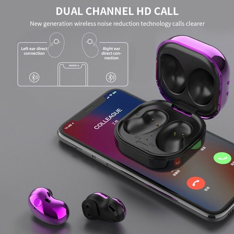 Tai Nghe Bluetooth 5.1 Không Dây S6 Plus Cho Tai Nghe Nhét Tai iOS Android