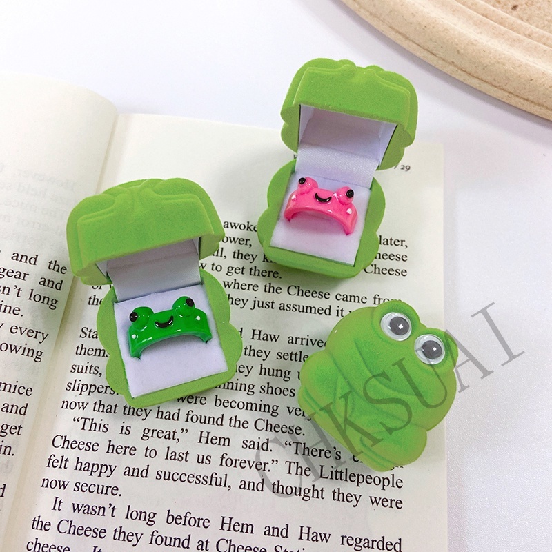 Hộp Đựng Nhẫn Hình Chú Ếch Dễ Thương