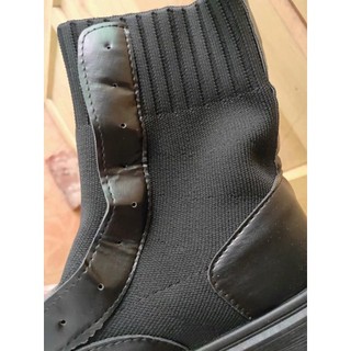 [Order] Boot Ulzzang Cổ Nỉ - Bốt Da Nữ Ulzzang