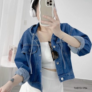 ÁO KHOÁC JEANS CROPTOP (KÈM VIDEO HÌNH THẬT)