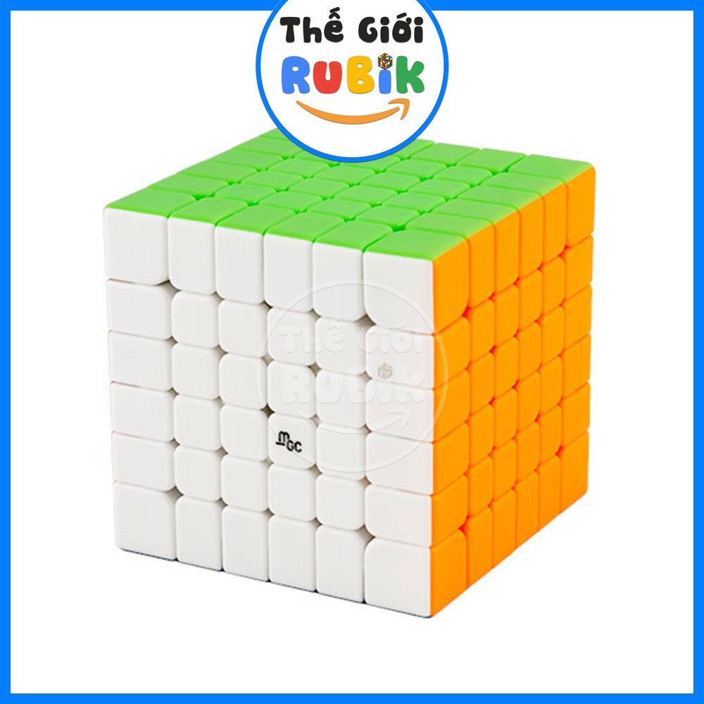 YJ MGC 6x6 M Có Nam Châm MGC 6 Magnetic Stickerless Cube | The Gioi Rubik