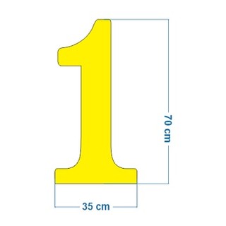 Chữ số năm sinh nhật trang trí sinh nhật cho bé