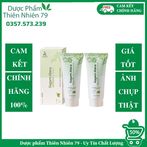 Men Trắng Răng Kagami Abera Đánh bay hết các vết ố vàng, mảng bám trên răng