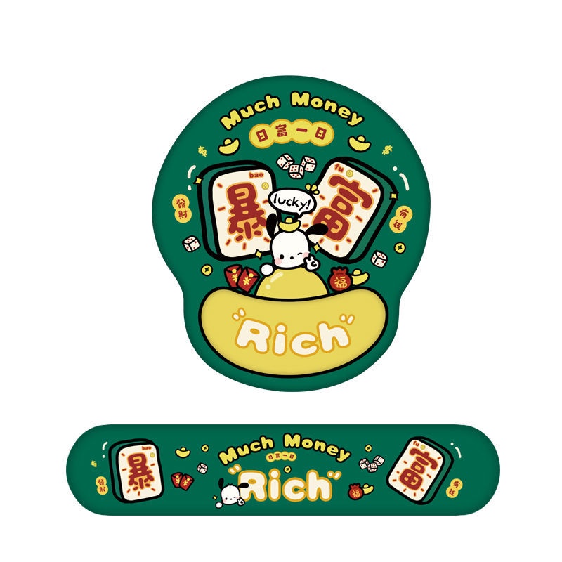 Tấm Lót Chuột Bằng Silicone Họa Tiết 3D Dành Cho Văn Phòng