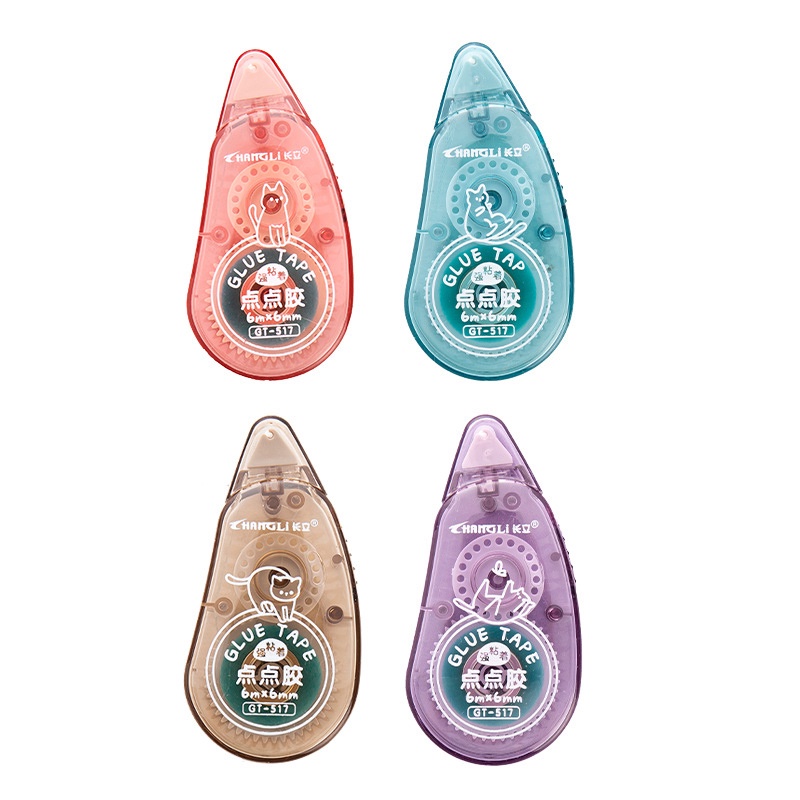 Cuộn Băng Keo Hai Mặt 4 / 6m Tiện Dụng Cho Học Sinh / Văn Phòng