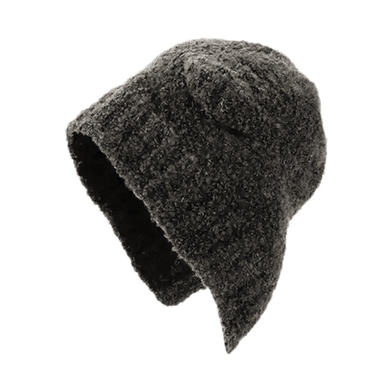 Ygt Mũ Len Lông Cừu Dày Dặn Giữ Ấm Mùa Thu Đông In Hình Gấu Dễ Thương Cho Nữ