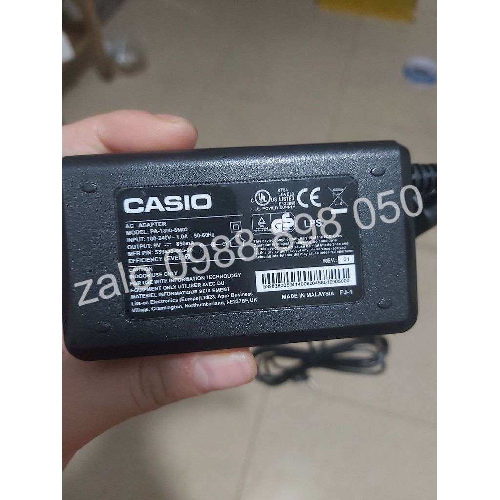 nguồn 9v cho đàn casio ctk-200