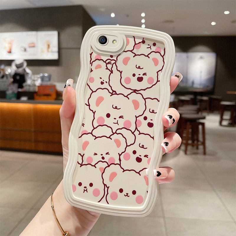 Ốp lưng vivo y66 ốp vivo v5 Ốp Lưng Mềm In Hình Sóng Biển Hoạt Hình Cho vivo v5s y66 vivo v5