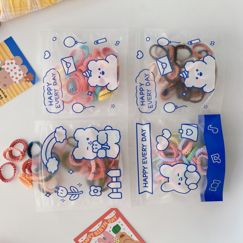 Khung Treo Đồ Dùng Em Bé Tiện Dụng Chất Lượng Cao❤Set 50 Dây Cột Tóc Co Giãn Màu Kẹo Ngọt Phong Cách Phương Tây Dễ Thương Cho Bé Gái