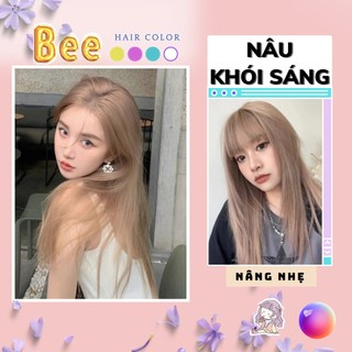 Thuốc nhuộm tóc màu Nâu Khói Sáng cần tẩy | Bee haircolor, Beehaircolor