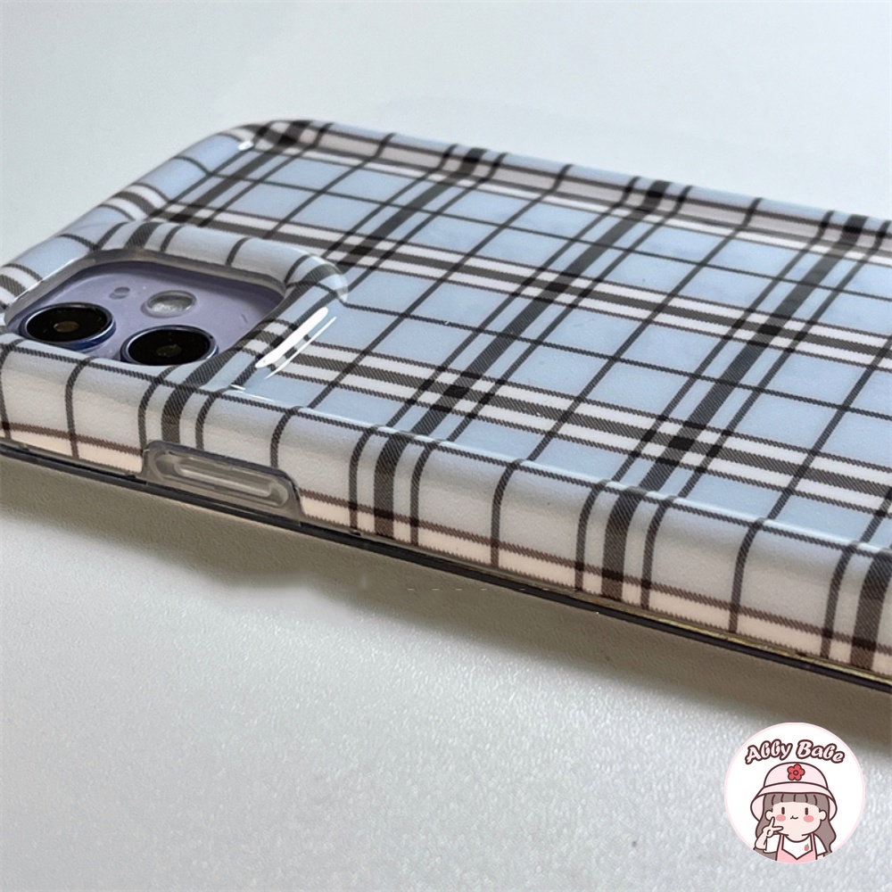 Ốp Điện Thoại Mềm Họa Tiết Caro Màu Tương Phản Đơn Giản Chống Mồ Hôi Cho IPhone 14 Pro Max 13 12 11 Pro Max