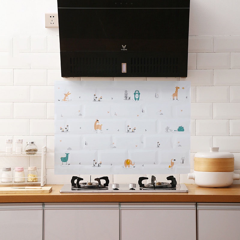 Miếng Dán Tường Trang Trí Nhà Bếp Tháo Rời Được