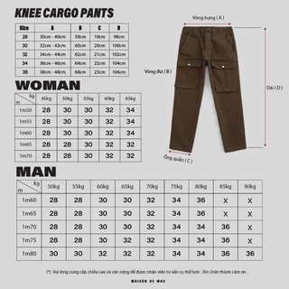 Quần dài KNEE CARGO PANTS / Dark Olive
