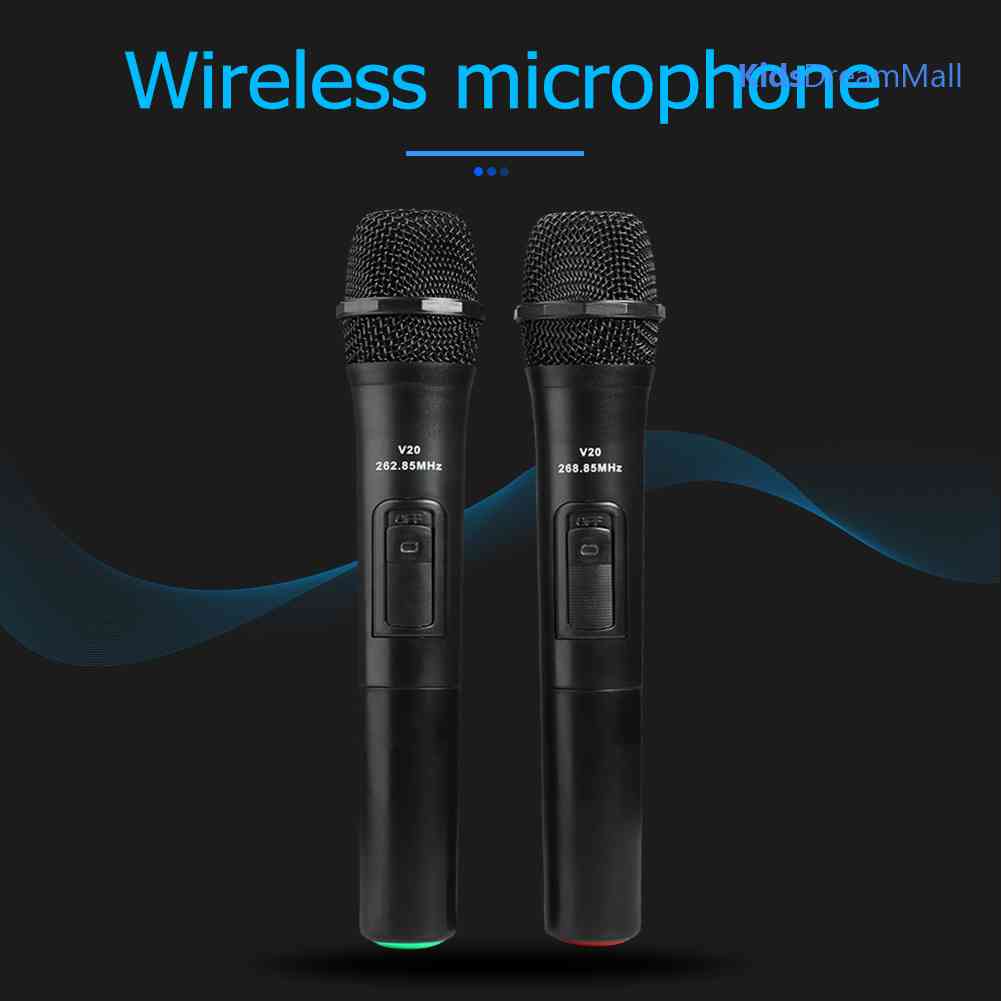 Set 2 Bộ Khuếch Đại Âm Thanh Micro Cầm Tay 20m Chuyên Dụng Cho Tiệc Cưới DJ