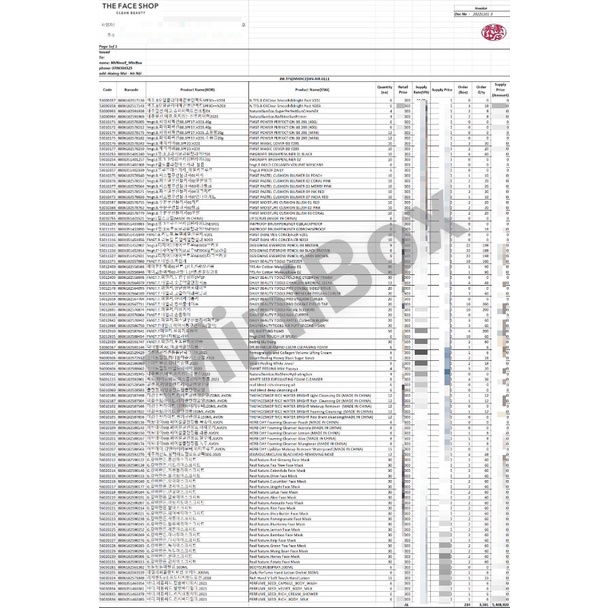 Mặt Nạ THEFACESHOP Mask Real Nature 20g