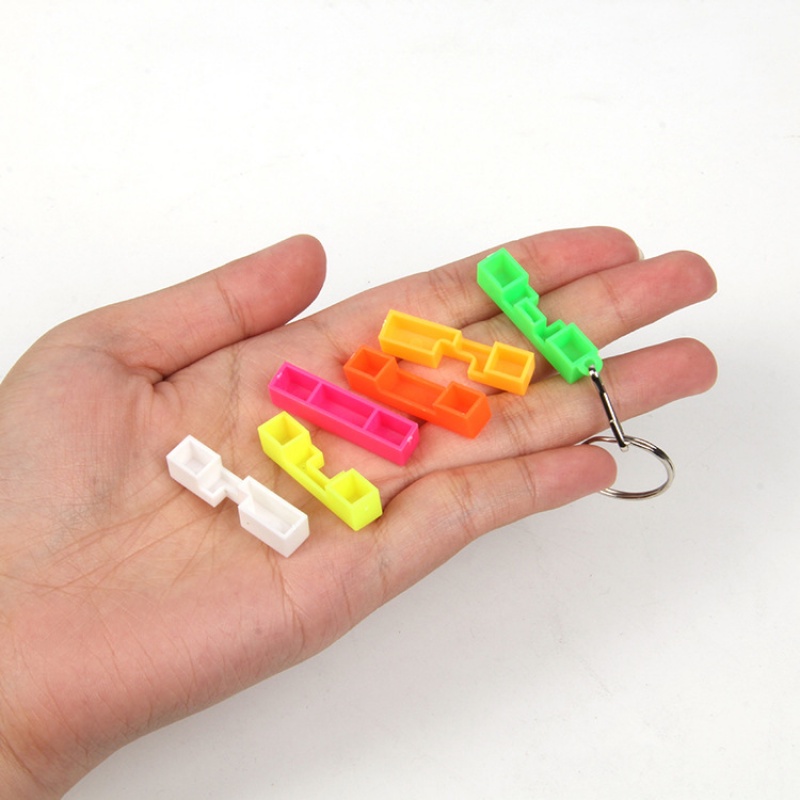 Đồ Chơi Khối Rubik Mini Lắp Ráp Hình Móc Khóa Giáo Dục Cho Trẻ Em