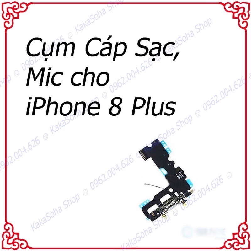 Cụm Cáp Chân Sạc lP Đa Năng Dành Cho lP 6 đến 8 Plus Hàng Mới Chính Hãng